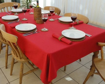 Square, Round Table Cloth & Rectangular Tablecloth, Polyester Tablecloth, 74 Colors