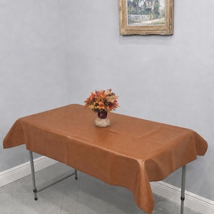 Flannel Backed Vinyl Tablecloth, All Sizes Including Vinyl Oval Tablecloth