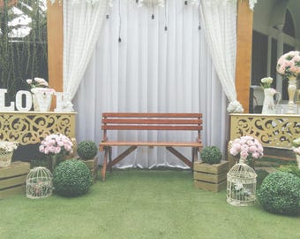Linen Curtains For Weddings or Home, 60 or 120 Wide, All Sizes