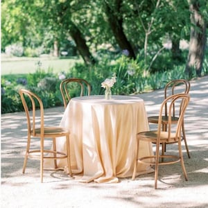 Brush Satin Tablecloth, Round, Square and Rectangular Tablecloth