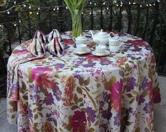 Linen Tablecloth, All Sizes Including Oval Tablecloth