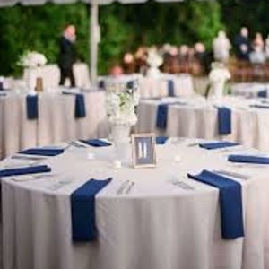 120 Round Tablecloth, Wedding Tablecloths, 74 Table Linen Colors, Single & Bulk Pricing image 3