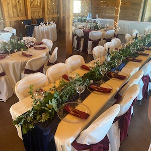 Caminos de mesa para boda, paquete de 12 caminos de mesa de terciopelo, 40 colores