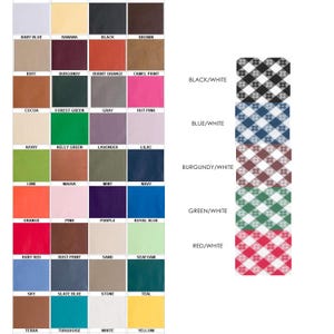 Vinyl Tablecloth, Vinyl Fitted Tablecloth, Color Samples