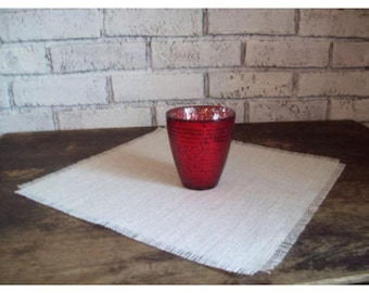 Decorative Burlap Napkins, Burlap Centerpiece, With Or Without Fringe, Natural or White