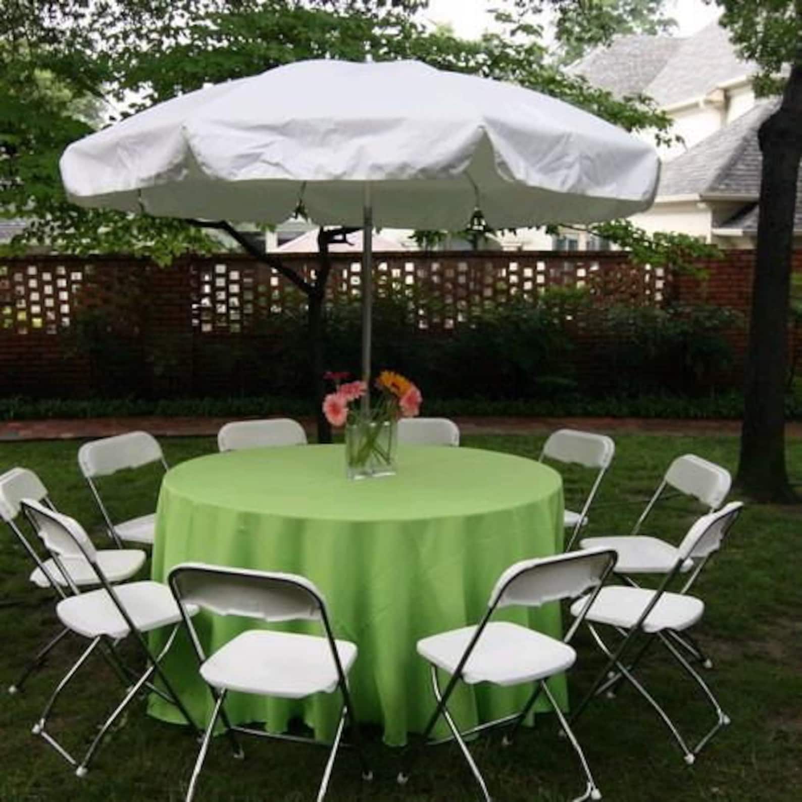 Outdoor Tablecloth With Umbrella Hole Patio Tablecloth Etsy
