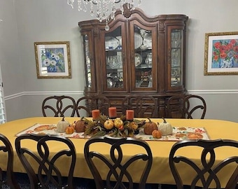 All Oval Tablecloth Sizes, Made in the USA