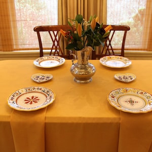 Havana Linen Tablecloth, All Sizes Including Oval Tablecloth
