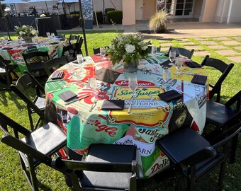 Round Tablecloth With Logo, All Sizes