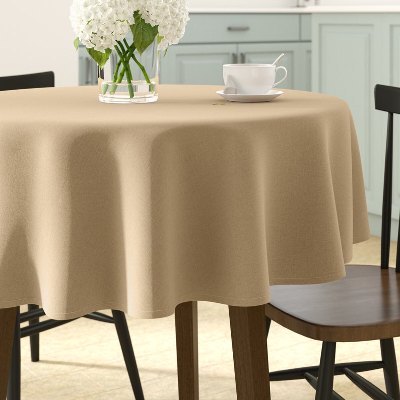 Small Round Tablecloth And All Size Polyester Tablecloths & Etsy