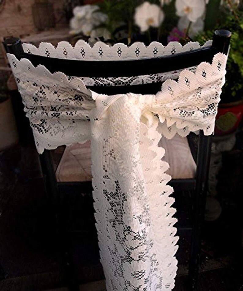 White Lace Table Runner Vintage Wedding Table Runner 13 Etsy