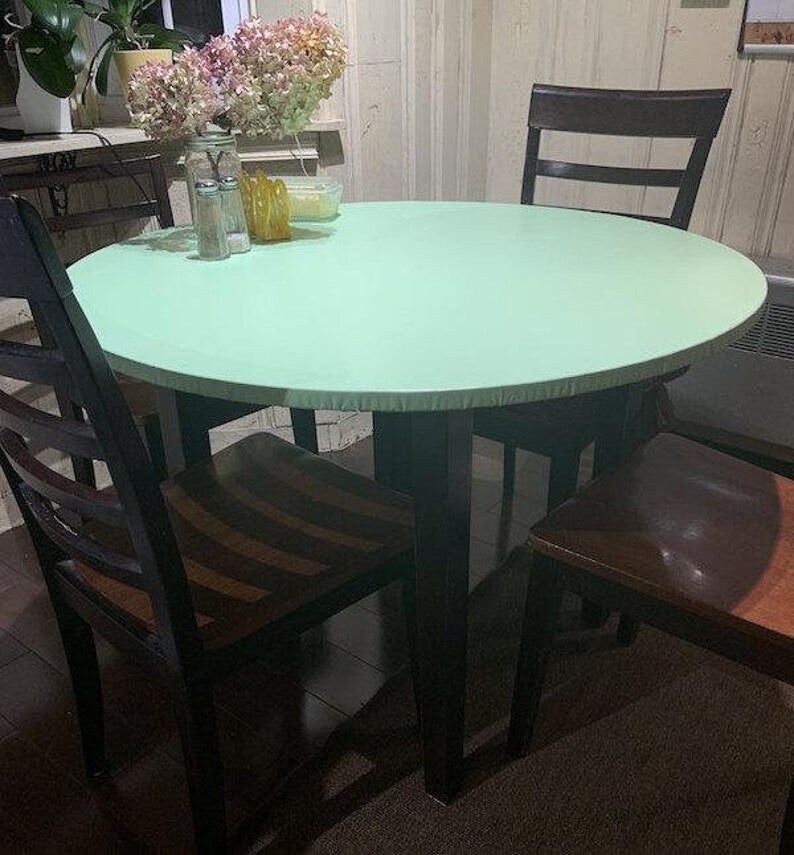 Round Fitted Tablecloth Elastic Table Round Fitted Tablecloth Elastic, 36 Round Vinyl Tablecloth With Elastic