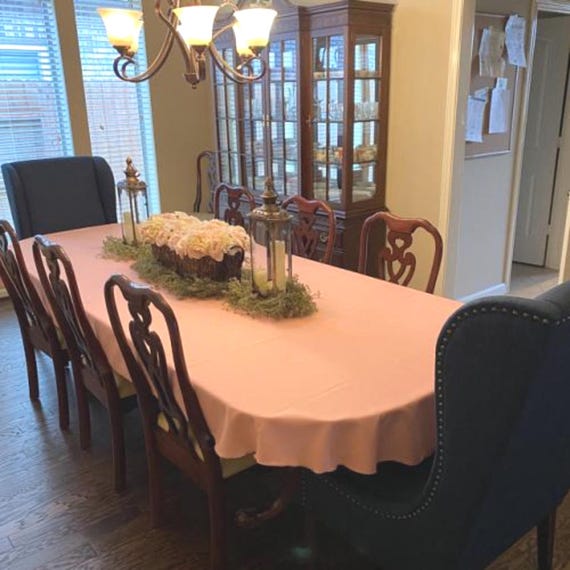 Oval Table Cloths, All Oval Tablecloth Sizes, 74 Colors