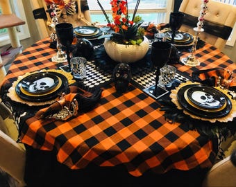 Halloween Tablecloth, 6 Sizes