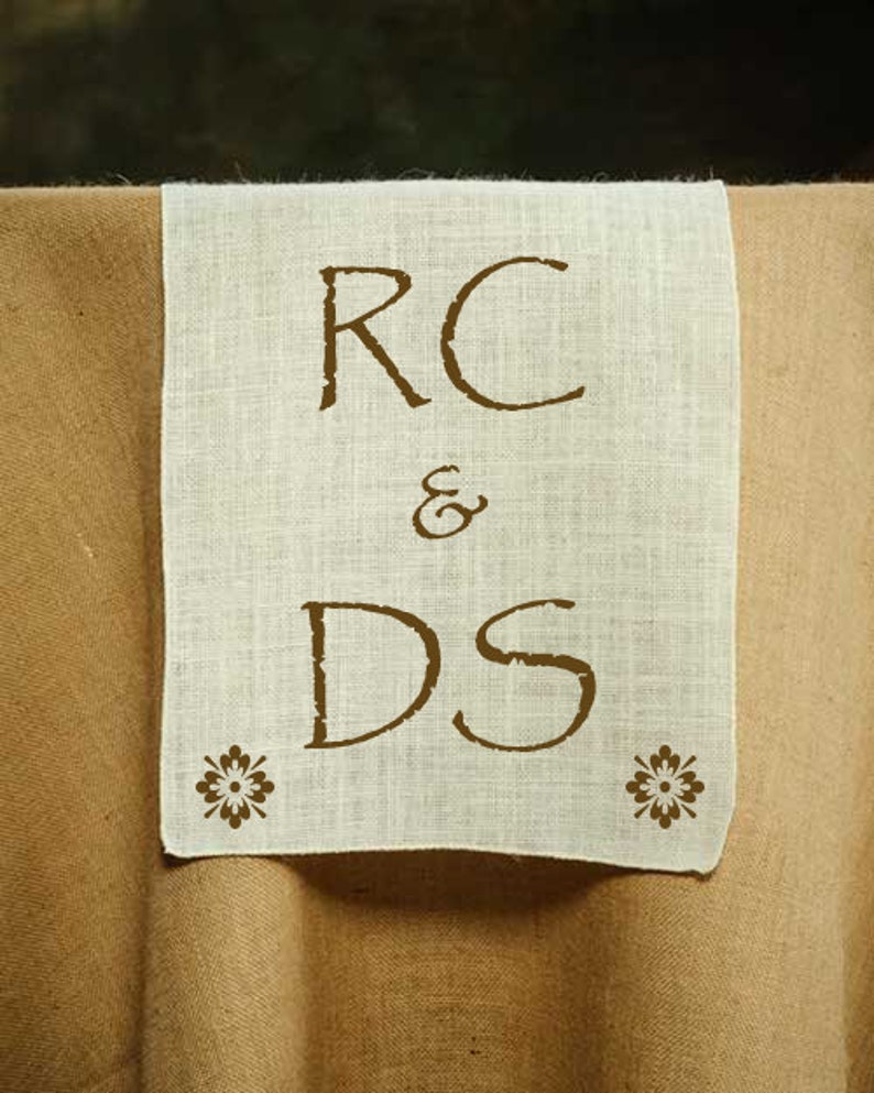 Custom Printed Burlap Logo Table Runner Etsy