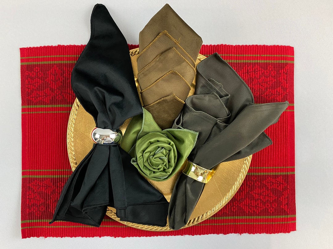 Luxurious Velvet Napkins, Wedding Napkins, More Than 18 Colors Etsy
