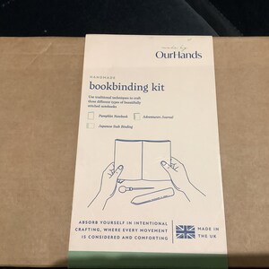 Bookbinding Kit in a Box, Bookbinding Tool Set, DIY Bookbinding