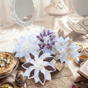 Persian wedding sofreh aghd Espand Wheat Nabat Rose Flower Set of 4