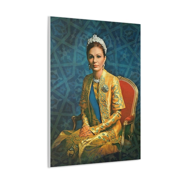 Canvas Gallery Wraps Shahbanoo Farah Pahlavi Queen Of Iran
