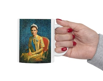 Ceramic Mug 11oz Shahbanoo Farah Pahlavi Queen of Persia