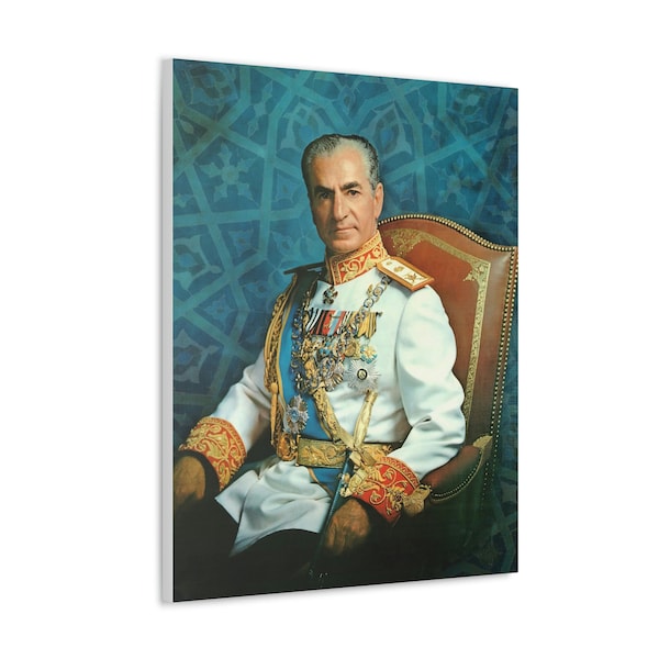 Canvas Gallery Wraps Shahanshah Pahlavi King of Iran