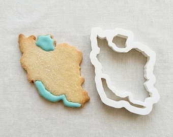 Persia Map Cookie Cutter, Persian Gulf Caspian Sea, Norooz Haftsin Baking Tool