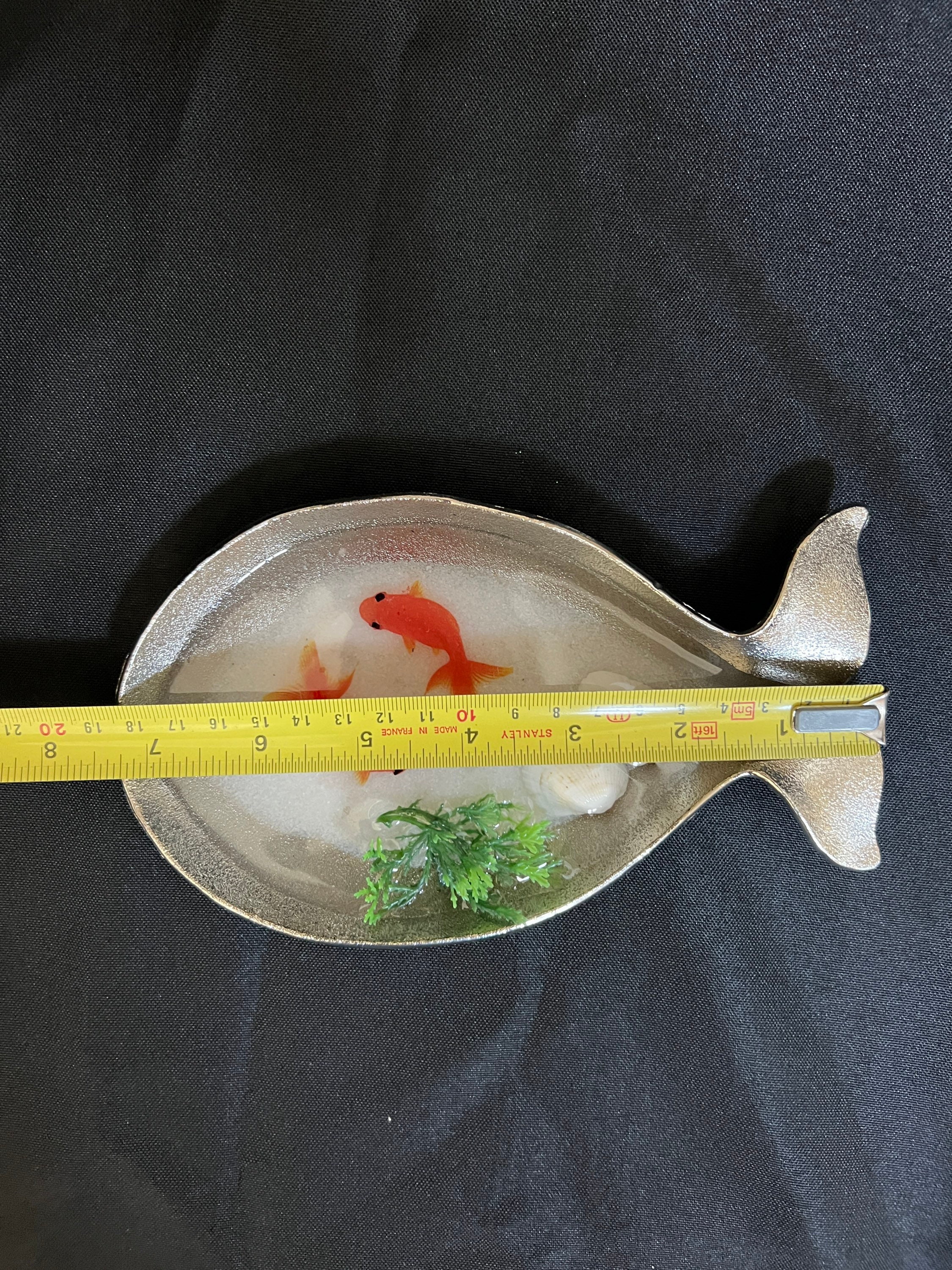 Handmade Farsi Calligraphy Koi Fish Gold Fish Resin Art Pond Etsy