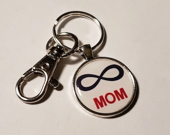Infinity Mom's Keychain. Infinity,  Personalised