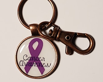 CANCER medical Awareness Keychains, Necklaces