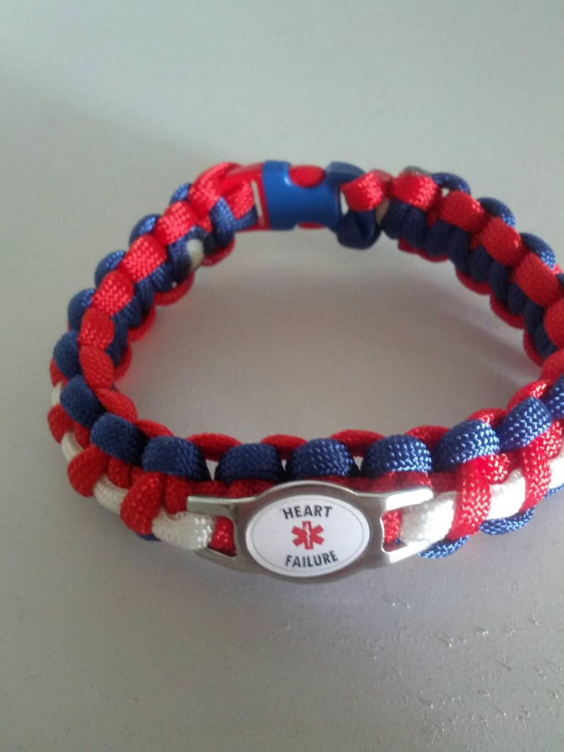 No MRI Have Stents Medical Alert Bracelet Paracord Bracelet Etsy