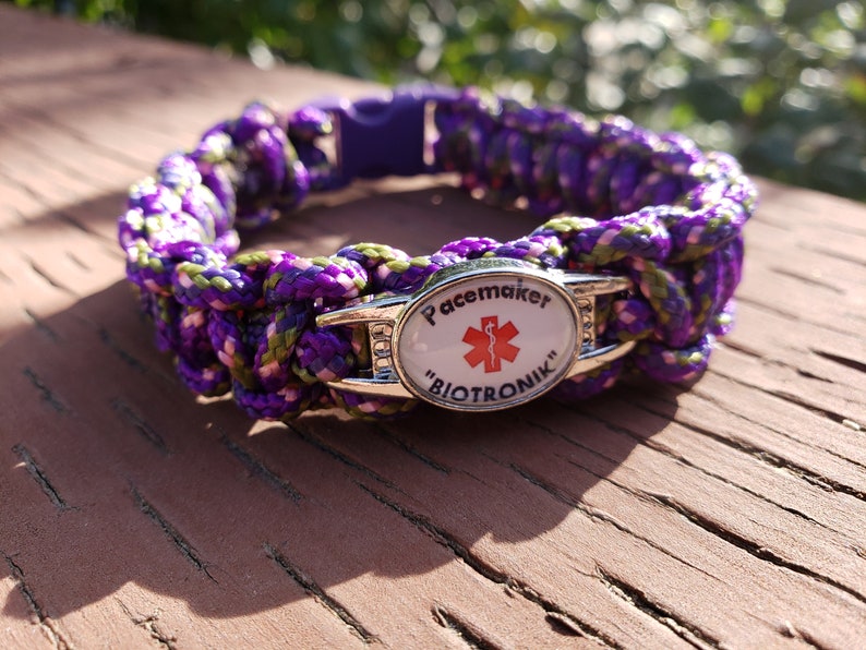 Women's Medical Alert Paracord Bracelet Medical ID ICD Etsy