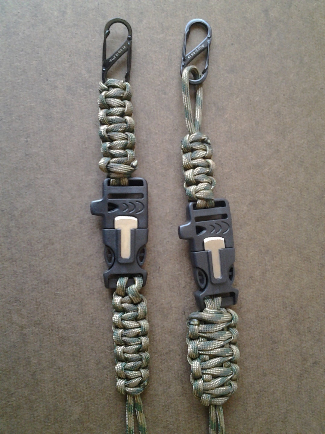 ADJUSTABLE Paracord Water Bottle Holder Survival Holder USA Etsy