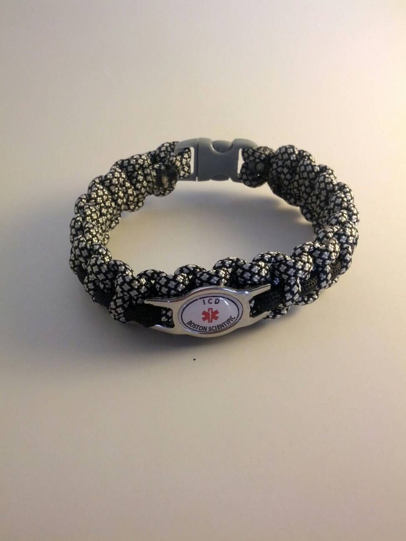 ICD Medical Alert Bracelet Custom Bracelet Etsy Canada