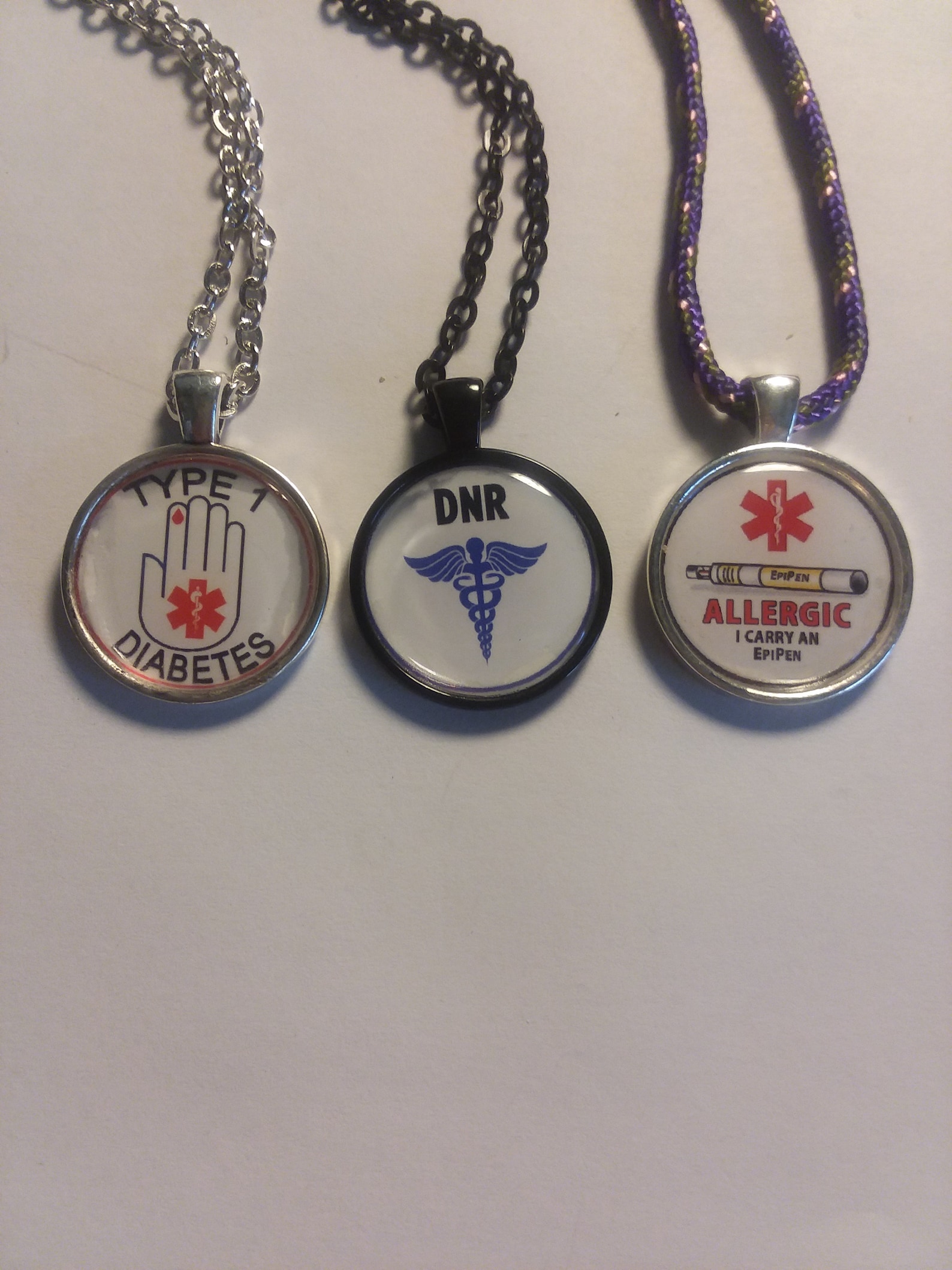 DNR Medical Alert Necklace Medical ID Bracelet Free Shipping Etsy Canada