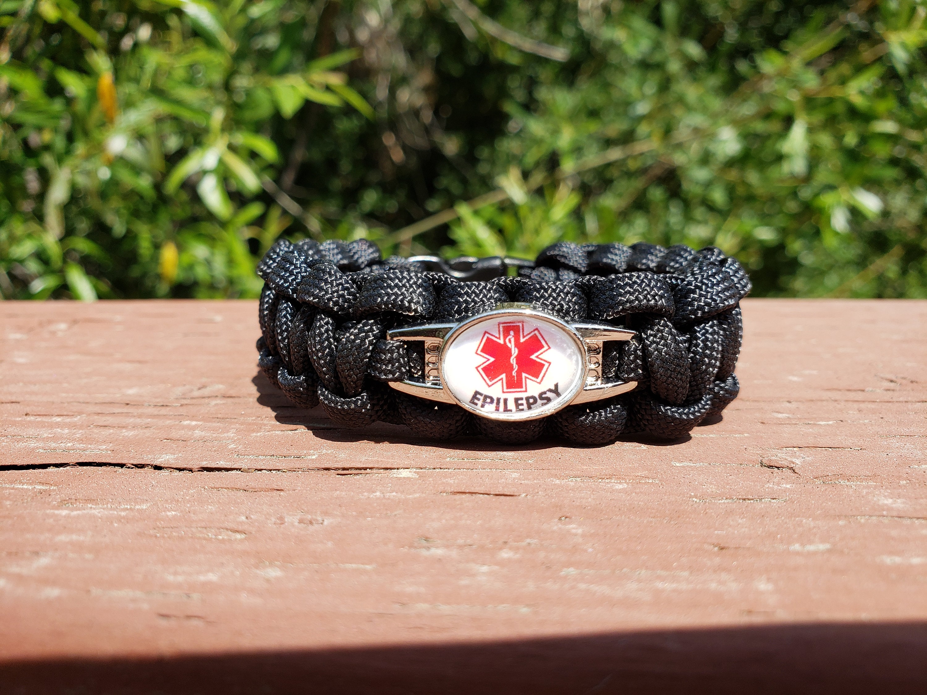 Epilepsy Medical Alert Wristband ID Bracelet Silicone Band Men's Ladies |  eBay