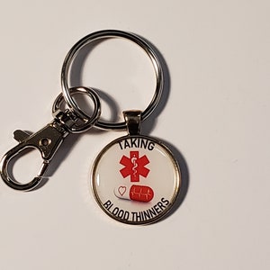 Blood Thinner Keychain,