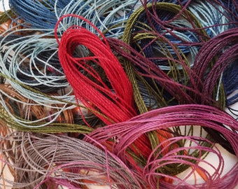 Linhasita 1mm Waxed Polyester Cord: Macrame Knotting Thread