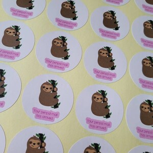 Penpal postage labels , penpal stickers,  koala , sloth , penpals, cute stickers , scrapbooking