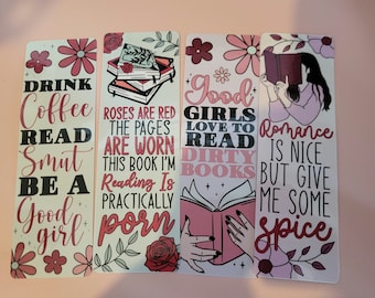 Spicy Bookmarks: Smutty BookTok Romance Reader Gifts