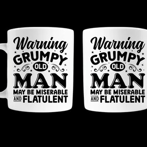 Grumpy Old Man-mugg: Rolig nyhetspresent