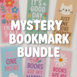 Mystery  Bookmark Bundle surprise set of 3