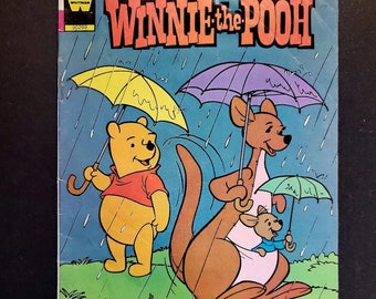 Winnie the Pooh Comic #33 / vintage comic book / fair, good condition, grade 1.5 / Whitman Comics