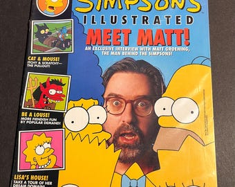 Simpsons Illustrated Magazine Meet Matt Special 1993 (SEALED)