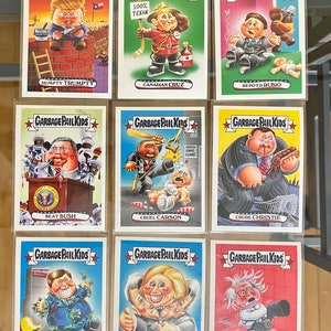 2016 Presidential Candidate Complete B Set (1b-9b) Garbage Pail Kids GPK Humpty Trumpty NM! RARE