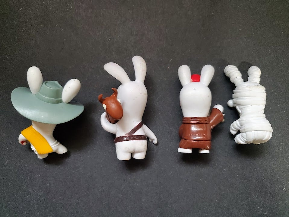 Rayman Raving Rabbids Figures Ubisoft Ubiart Firgurines Lot Of 4 rayman-raving-rabbids-figures-ubisoft-ubiart-firgurines-lot-of-4