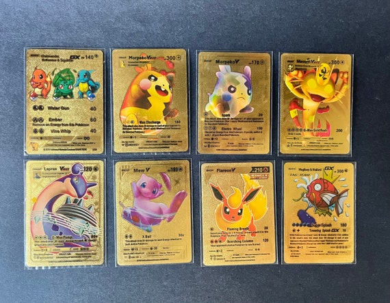 Pokemon Gold Foil Cards Gx V Charmander, Mew, Flareon and More PICK ONE NM  -  Israel