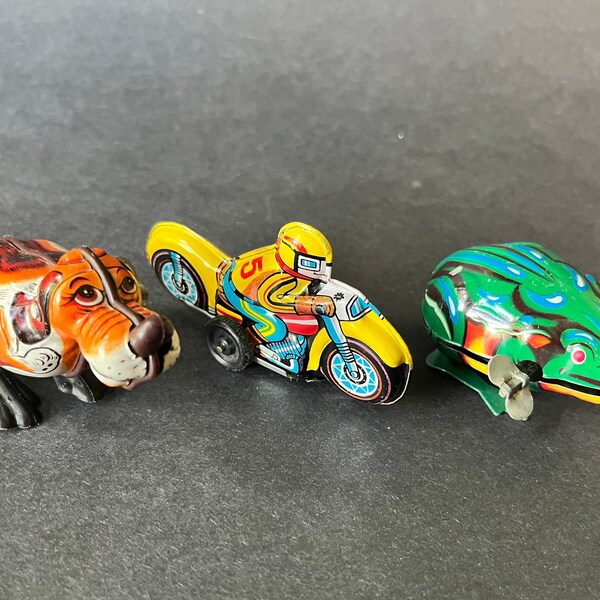 Antique Wind up Dog Etsy