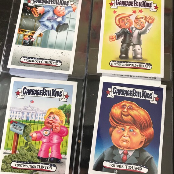 Tormented Trump 2017 Garbage Pail Kids Disgrace White House #119 Donald Sticker 