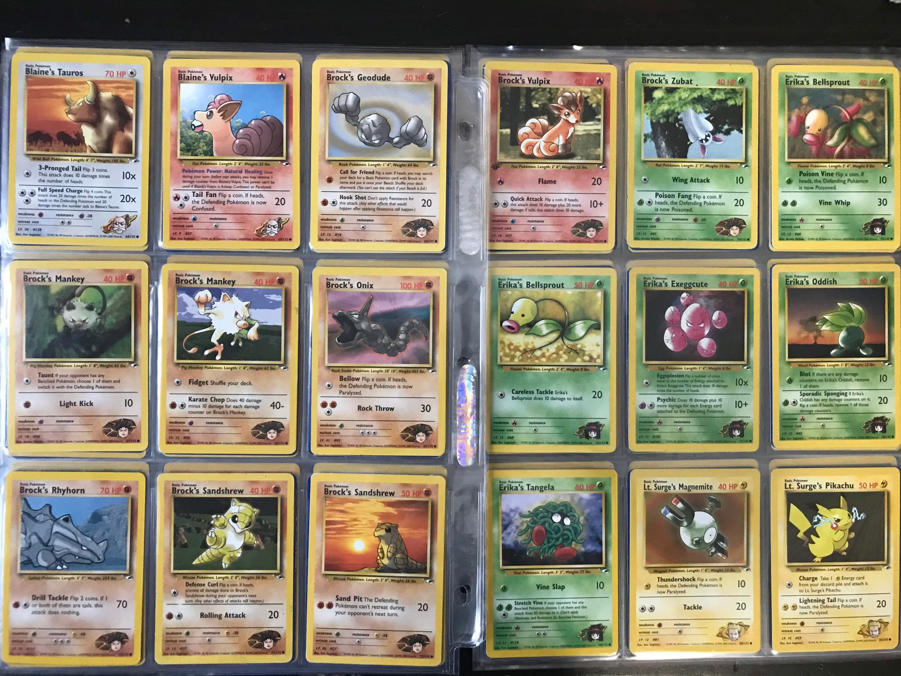 Pokémon 100 Complete Gym Heroes Set EXNM 132/132 Etsy
