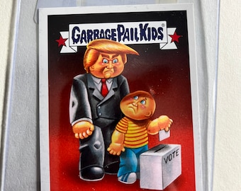 Disgrace to the White House Topps Threatening Trump #60